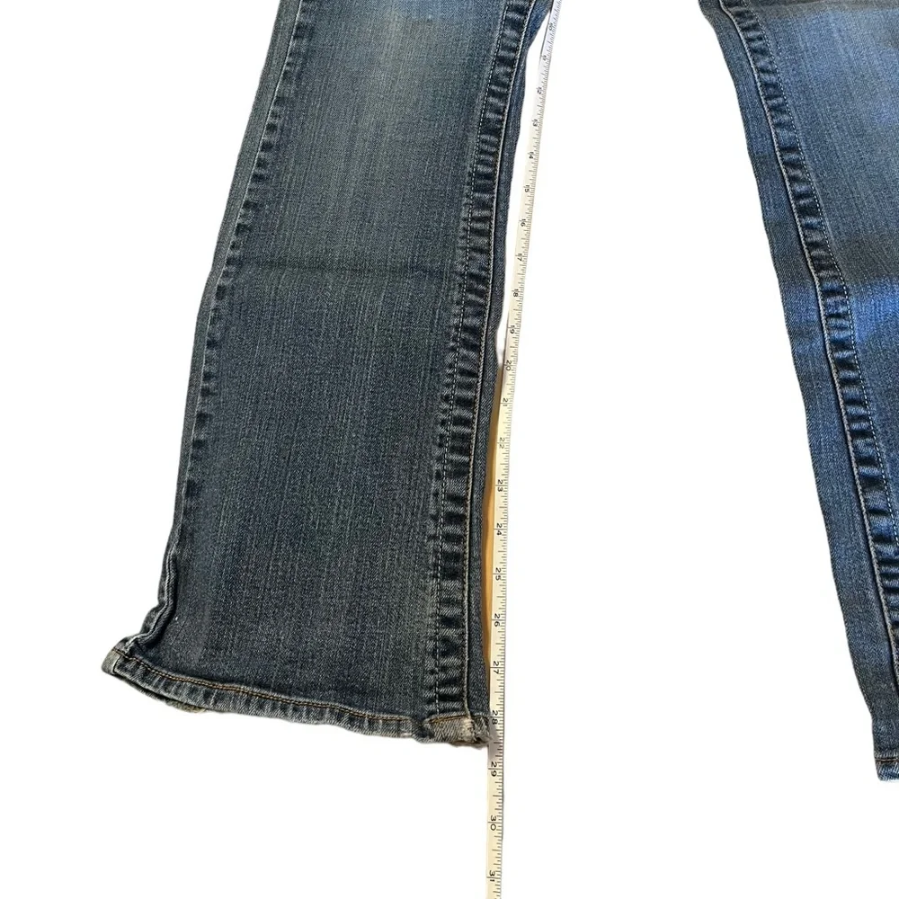 Refuge 7R blue jeans, flare leg, button and zipper fly, low rise - Picture 2 of 9
